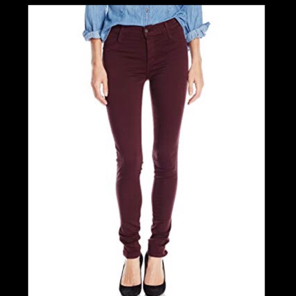 James Twiggy Black Red Jeans